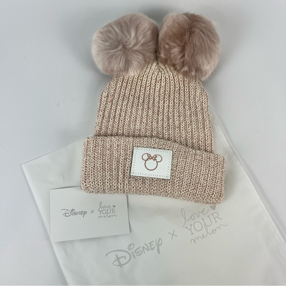 Love Your Melon Disney Knit Hat with Pom-Poms